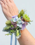Wrist Corsage | Sky