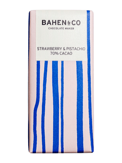 Bahen &amp; Co Chocolate | Strawberry &amp; Pistachio